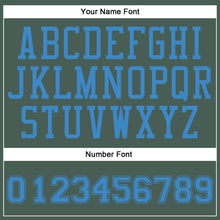 Laden Sie das Bild in den Galerie-Viewer, Custom Green Blue Round Neck Suit Basketball Jersey
