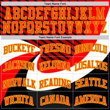 Charger l'image dans la galerie, Custom Red Orange Black Gold-Navy Wave Stripe Round Neck Sublimation Basketball Suit Jersey
