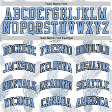 Charger l'image dans la galerie, Custom White Light Blue-Black Feather Boho Style Round Neck Sublimation Basketball Uniform Jersey
