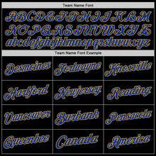Загрузить изображение в средство просмотра галереи, Custom Black Royal-Old Gold Authentic Throwback Basketball Jersey

