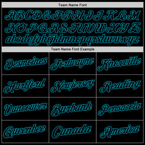 Custom Black Teal Authentic Throwback Basketball Jersey