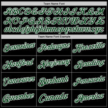 Загрузить изображение в средство просмотра галереи, Custom Black Green-White Authentic Throwback Basketball Jersey
