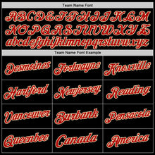 Загрузить изображение в средство просмотра галереи, Custom Black Cream-Red Authentic Throwback Basketball Jersey

