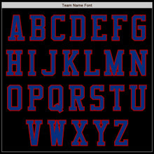 Load image into Gallery viewer, Custom Black Royal-Red Authentic Baseball Jersey
