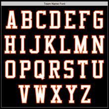 Laden Sie das Bild in den Galerie-Viewer, Custom Black White-Orange Authentic Baseball Jersey
