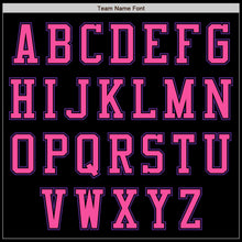 Load image into Gallery viewer, Custom Black Purple-Pink Authentic Baseball Jersey
