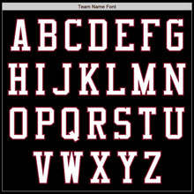Laden Sie das Bild in den Galerie-Viewer, Custom Black White-Crimson Authentic Baseball Jersey
