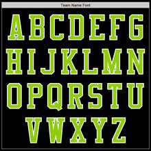 Load image into Gallery viewer, Custom Black Neon Green-White Authentic Baseball Jersey
