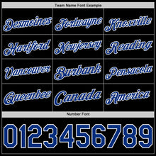 Load image into Gallery viewer, Custom Black Royal-White Authentic Basketball Jersey
