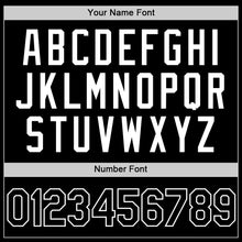 Load image into Gallery viewer, Custom Black White Authentic Basketball Jersey
