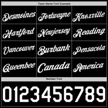 Load image into Gallery viewer, Custom Black White Authentic Basketball Jersey
