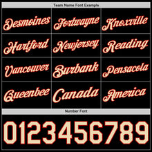 Load image into Gallery viewer, Custom Black Cream-Red Authentic Basketball Jersey
