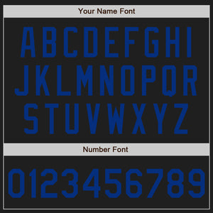 Custom Black Royal Authentic Baseball Jersey