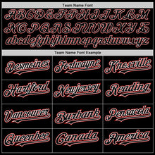Load image into Gallery viewer, Custom Black White-Red Authentic Baseball Jersey
