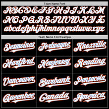 Load image into Gallery viewer, Custom Black White Powder Blue-Orange Authentic Baseball Jersey
