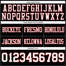 Загрузить изображение в средство просмотра галереи, Custom Black White-Red Authentic Football Jersey
