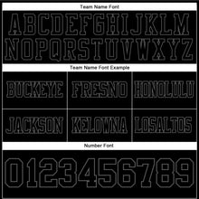 Charger l&#39;image dans la galerie, Custom Black Steel Gray Authentic Football Jersey
