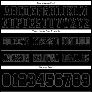 Custom Black Steel Gray Authentic Football Jersey