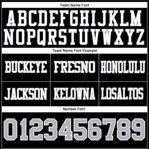 Custom Black Gray-White Authentic Football Jersey