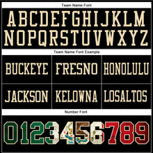 Загрузить изображение в средство просмотра галереи, Custom Black Vintage Mexican Flag-Cream Authentic Football Jersey

