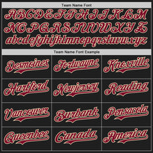 Load image into Gallery viewer, Custom Black Maroon-Cream Authentic Baseball Jersey
