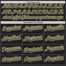Load image into Gallery viewer, Custom Black Olive-Cream Authentic Baseball Jersey

