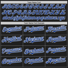 Load image into Gallery viewer, Custom Black Royal-White Authentic Baseball Jersey
