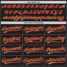 Laden Sie das Bild in den Galerie-Viewer, Custom Stitched Black Camo-Red Baseball Pullover Sweatshirt Hoodie
