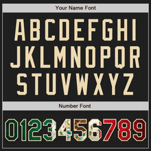 Laden Sie das Bild in den Galerie-Viewer, Custom Stitched Black Vintage Mexican Flag-Cream Baseball Pullover Sweatshirt Hoodie
