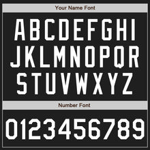 Load image into Gallery viewer, Custom Black White Authentic Baseball Jersey
