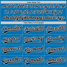 Charger l&#39;image dans la galerie, Custom Blue Black-White Authentic Baseball Jersey
