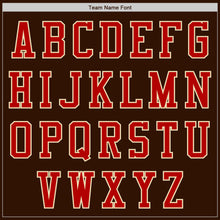 Load image into Gallery viewer, Custom Brown Red-Cream Authentic Baseball Jersey
