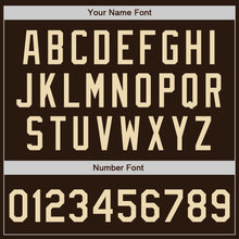 Загрузить изображение в средство просмотра галереи, Custom Stitched Brown Cream-Brown Baseball Pullover Sweatshirt Hoodie
