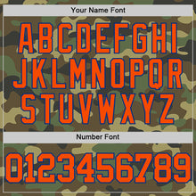 Laden Sie das Bild in den Galerie-Viewer, Custom Camo Orange-Royal Authentic Salute To Service Basketball Jersey
