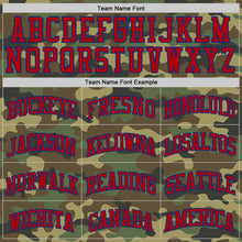Laden Sie das Bild in den Galerie-Viewer, Custom Camo Red-Royal Authentic Salute To Service Basketball Jersey
