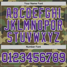 Laden Sie das Bild in den Galerie-Viewer, Custom Camo Purple-White Authentic Salute To Service Basketball Jersey
