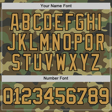 Charger l&#39;image dans la galerie, Custom Camo Old Gold-Black Authentic Salute To Service Basketball Jersey
