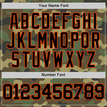 Charger l&#39;image dans la galerie, Custom Camo Black-Orange Authentic Salute To Service Basketball Jersey
