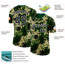 Charger l'image dans la galerie, Custom Camo Black-White Geometric Fragment Camouflage Salute To Service Performance T-Shirt
