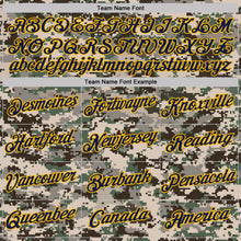 Charger l'image dans la galerie, Custom Camo Navy-Gold Urban Digital Camouflage Pixel Salute To Service Performance T-Shirt
