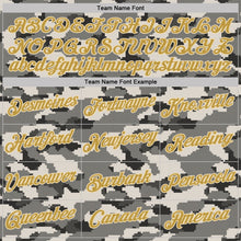 Charger l'image dans la galerie, Custom Camo Old Gold-Cream Urban Digital Camouflage Pixel Salute To Service Performance T-Shirt
