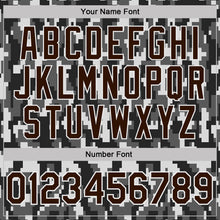 Charger l'image dans la galerie, Custom Camo Brown-White Urban Digital Camouflage Pixel Salute To Service Performance T-Shirt
