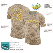 Charger l'image dans la galerie, Custom Camo Old Gold-White Desert Digital Camouflage Salute To Service Performance T-Shirt
