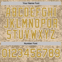 Charger l'image dans la galerie, Custom Camo Old Gold-White Desert Digital Camouflage Salute To Service Performance T-Shirt
