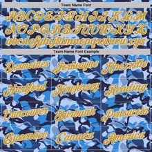 Charger l'image dans la galerie, Custom Camo Old Gold-Cream Ocean Digital Camouflage Pixel Salute To Service Performance T-Shirt
