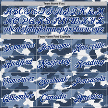 Charger l'image dans la galerie, Custom Camo Royal-White Digital Camouflage Pixel Salute To Service Performance T-Shirt
