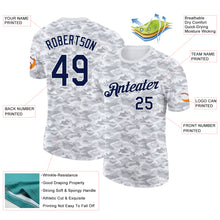 Charger l'image dans la galerie, Custom Camo Navy-White Wave Digital Camouflage Pixel Salute To Service Performance T-Shirt
