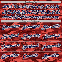 Charger l'image dans la galerie, Custom Camo Navy-White Fire Magma Digital Camouflage Pixel Salute To Service Performance T-Shirt
