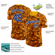 Charger l'image dans la galerie, Custom Camo Royal-White Digital Camouflage Pixel Salute To Service Performance T-Shirt
