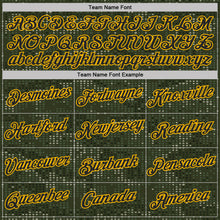 Charger l'image dans la galerie, Custom Camo Black-Gold Woodland Forest Digital Camouflage Pixel Salute To Service Performance T-Shirt
